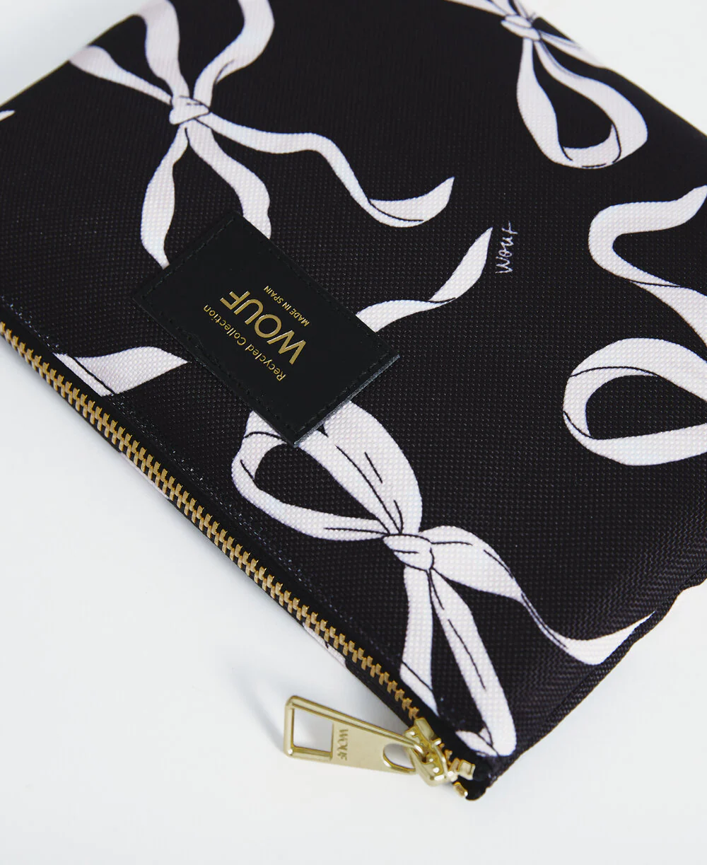 Wouf  Carlota clutch - Black/White