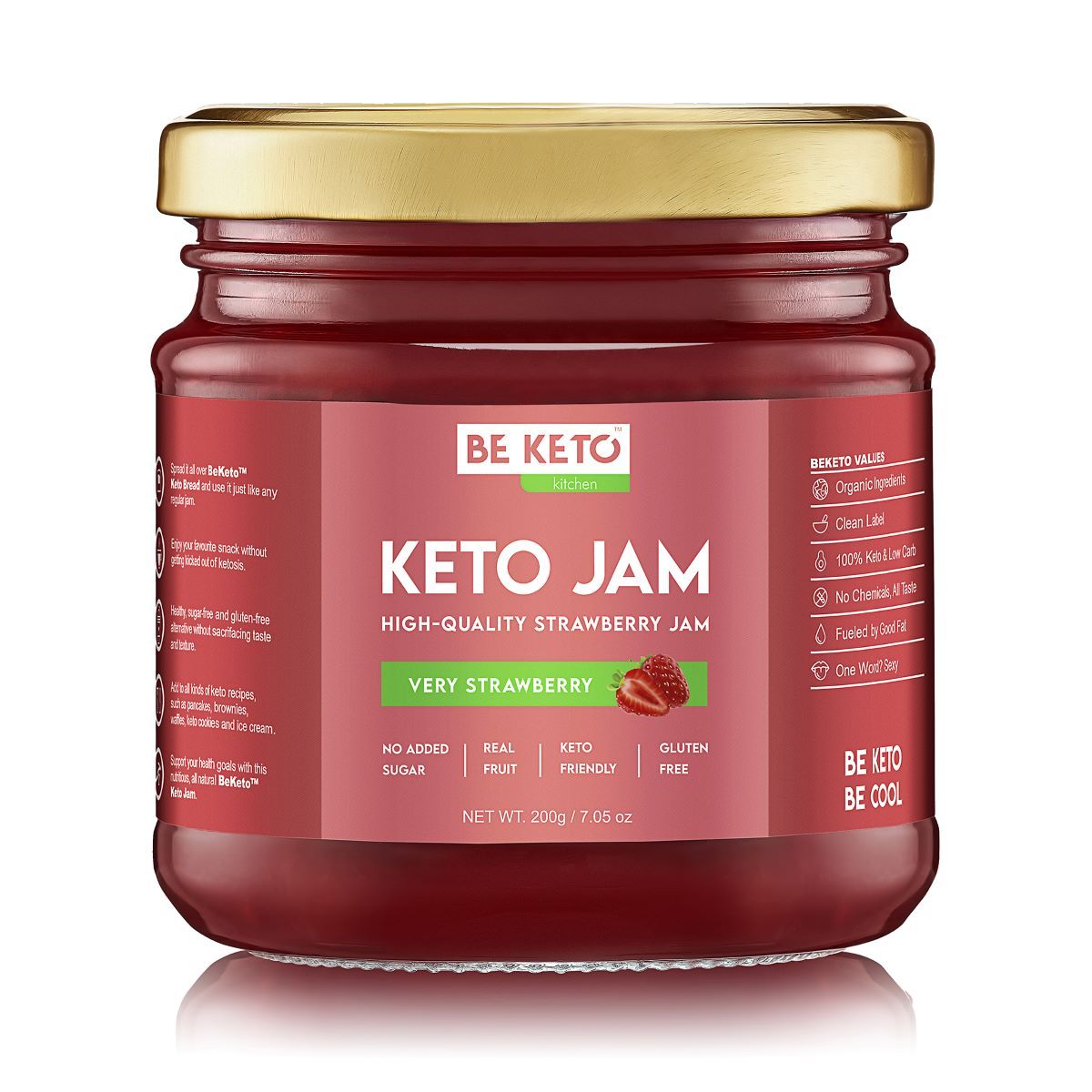Be Keto Syltetøy Jordbær