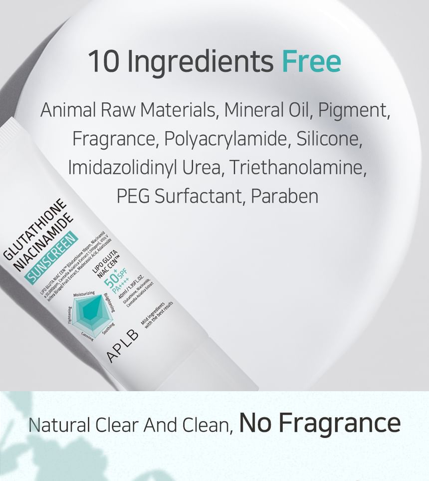 APLB - Glutathion Niacinamide Zonnebrandcrème