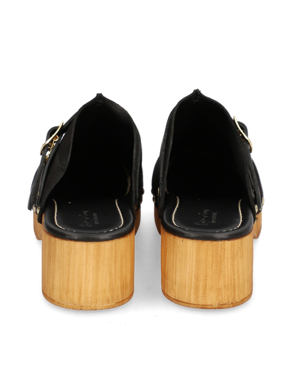 Veloursleder Pantoffel