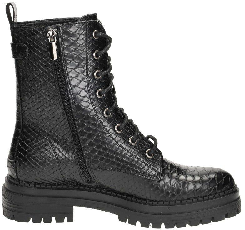 Sub55 Veterschoenen Hoog zwart