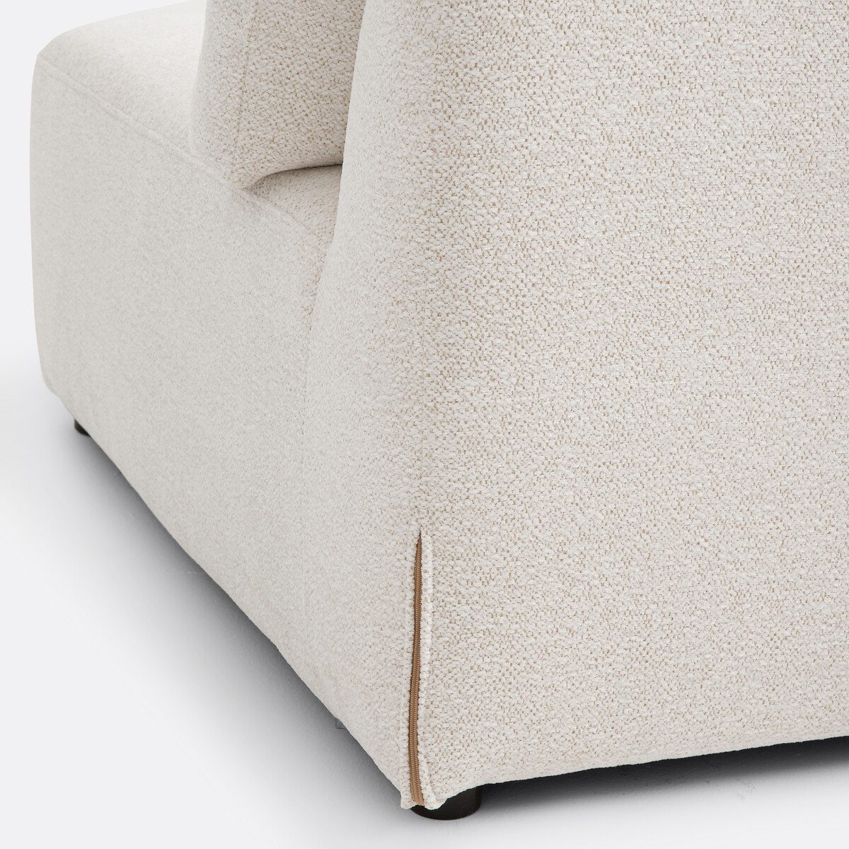 LA REDOUTE INTERIORS<br>Sofá modular de 2 lugares, tecido texturizado, Monica