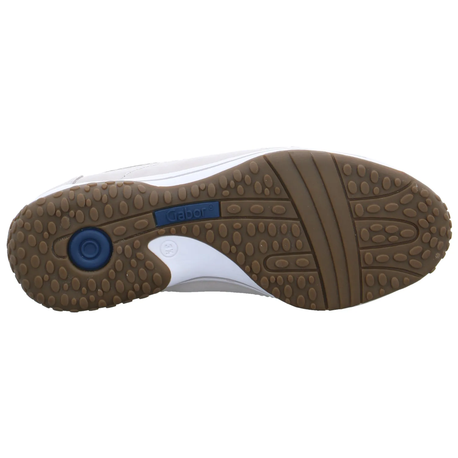 GABOR Comfort-Schnürer Beige Leder