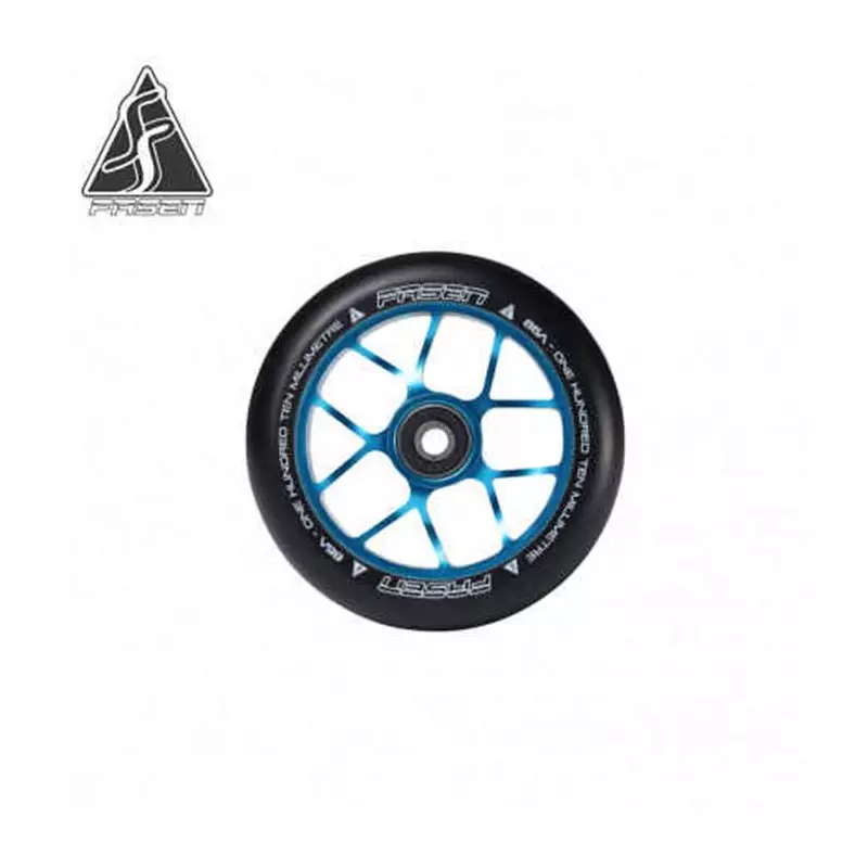 Roue trottinette freestyle FASEN jet 110 mm teal