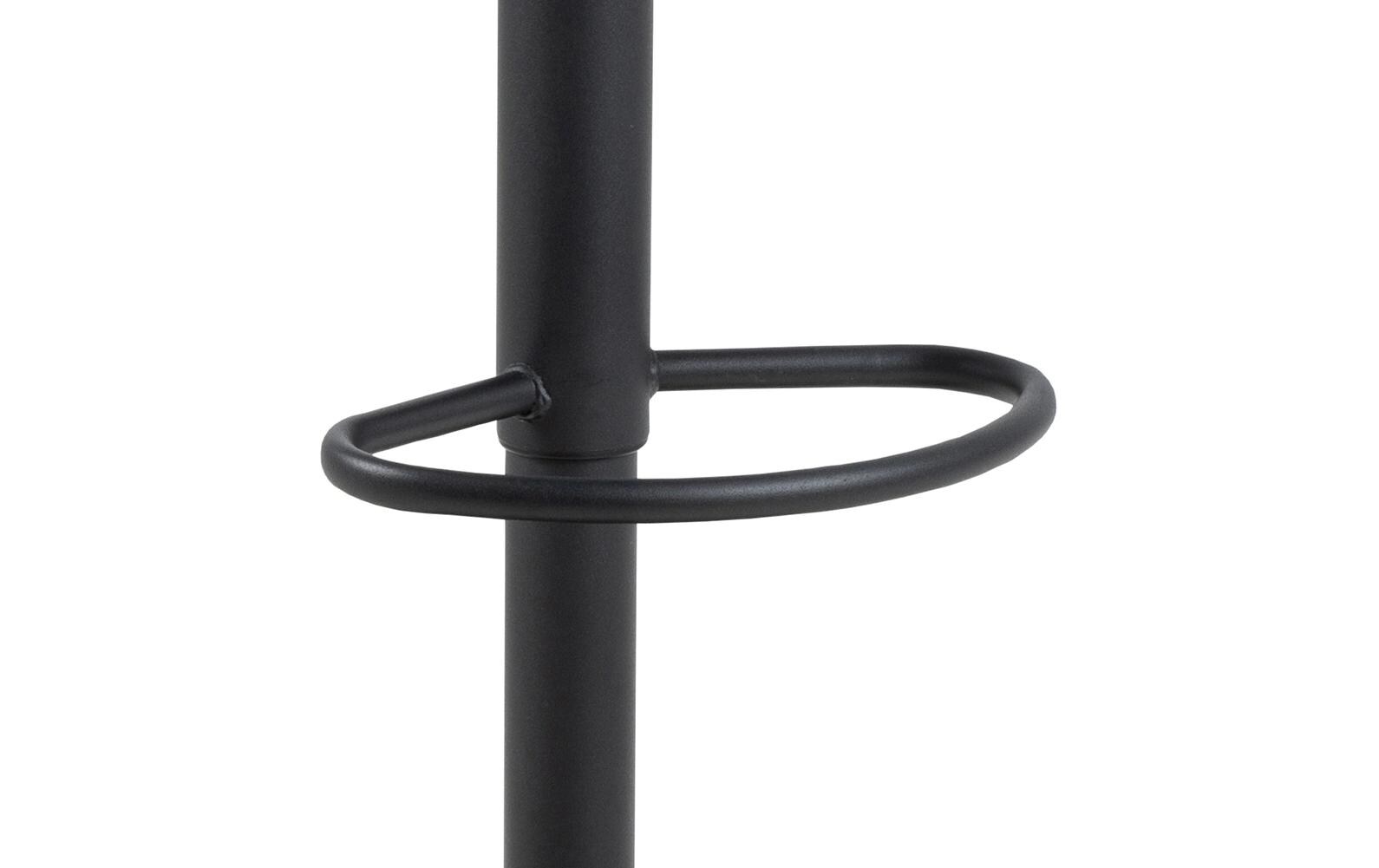 Barhocker Flynn, 2 Stück, 44 x 107 cm, Hellgrau/Braun<br>Klassische Barstühle mit modernem Touch