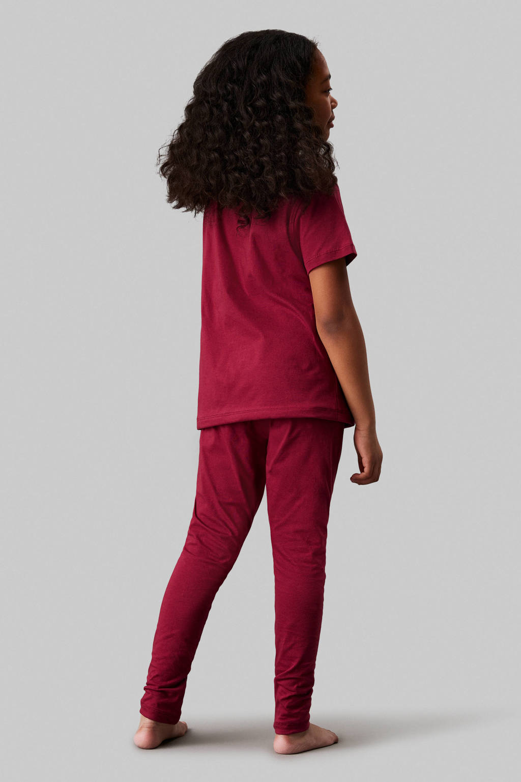 Calvin Klein pyamaset donkerrood/roze