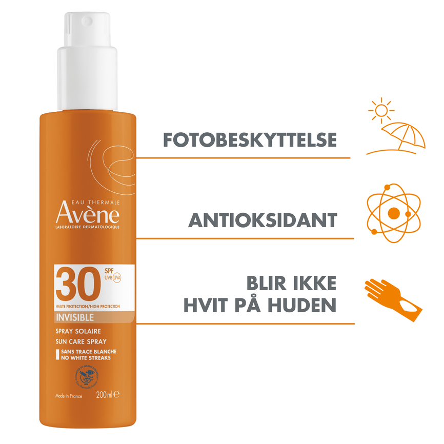 Avène Sun solspray kropp SPF30 200 ml
