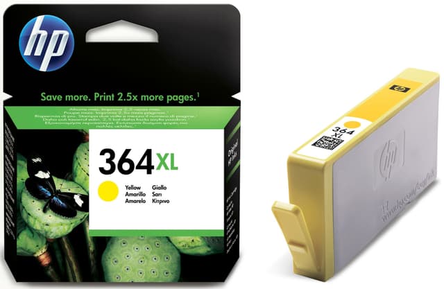 HP blækpatron 364 XL Gul