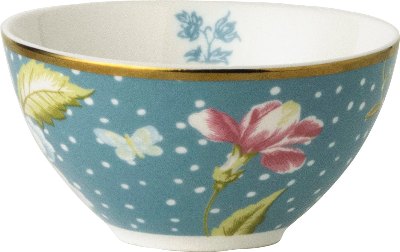 Laura Ashley schaal Seaspray Uni blauw D 9,1 H 4,7 cm