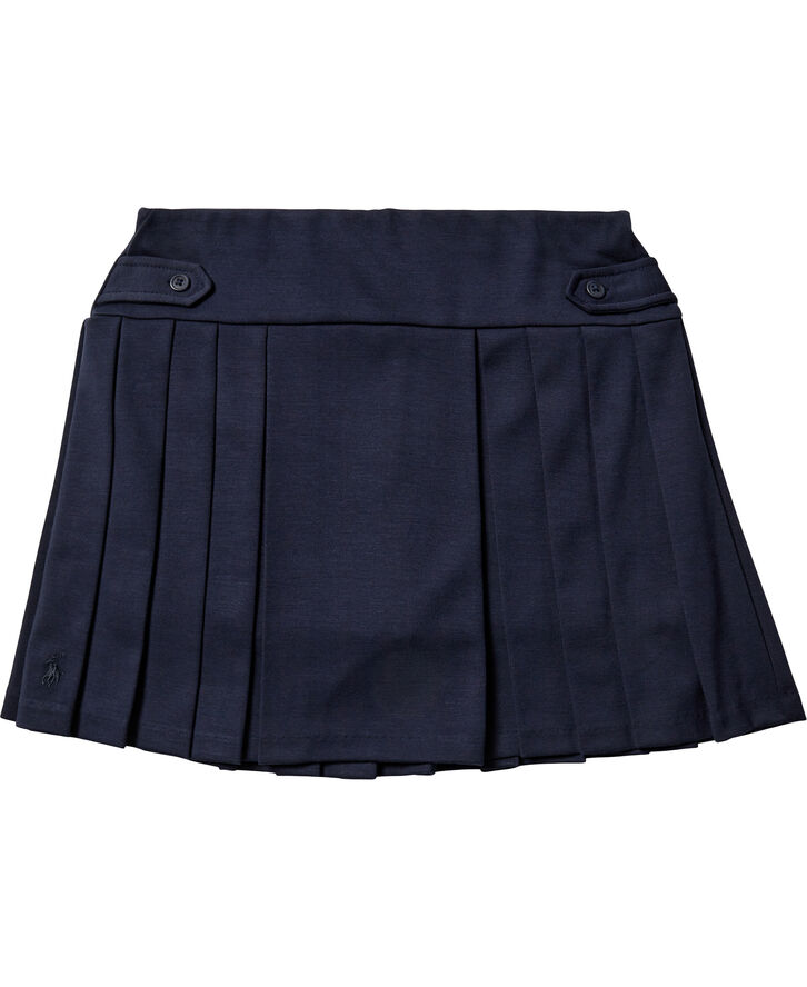 Polo Ralph Lauren Pleated Ponte Skort Blå