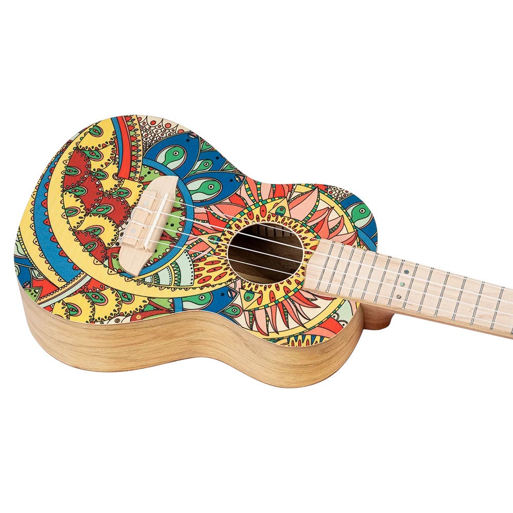 Ortega RUAR-MI Art Series Concert Size Ukulele Mystic India concert ukelele