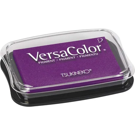 Knorr Prandell VersaColor Pigment Stempelkissen, pflaume, 10 x 6 cm