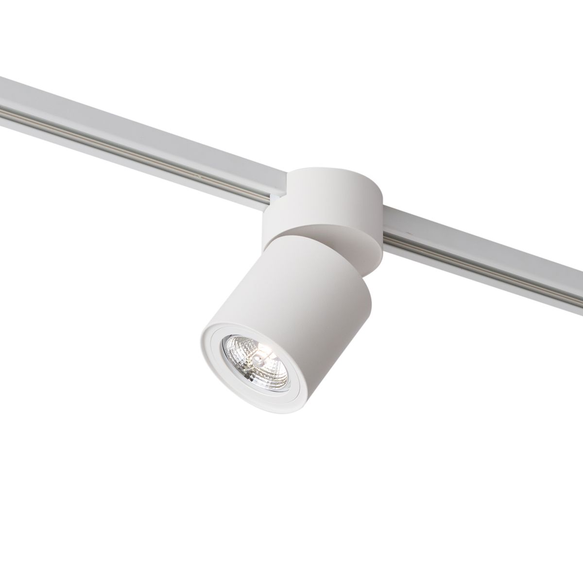 Moderne spot wit voor railsysteem 1-fase GU10 70mm - Iconic Roto