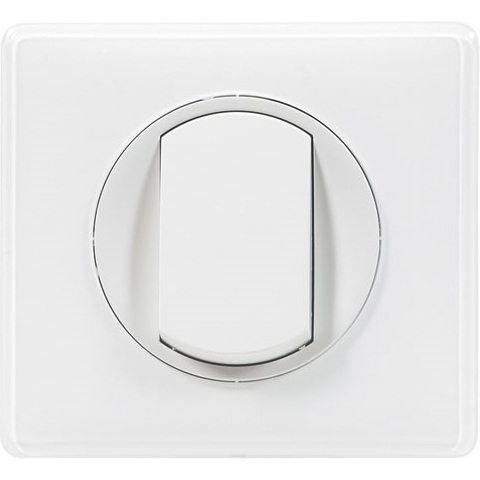 Poussoir 6A - Céliane - complet - blanc