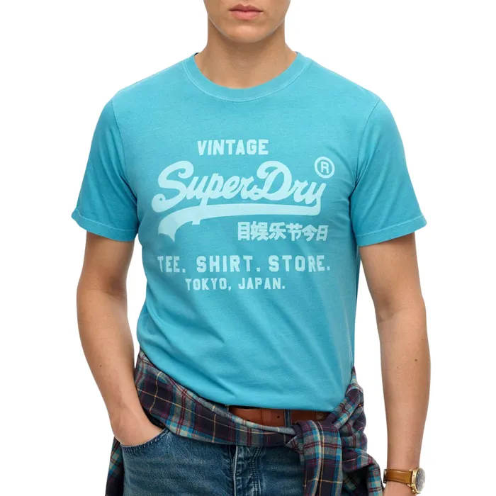 Superdry Vintage Logo Neon Relaxed Shirt Heren