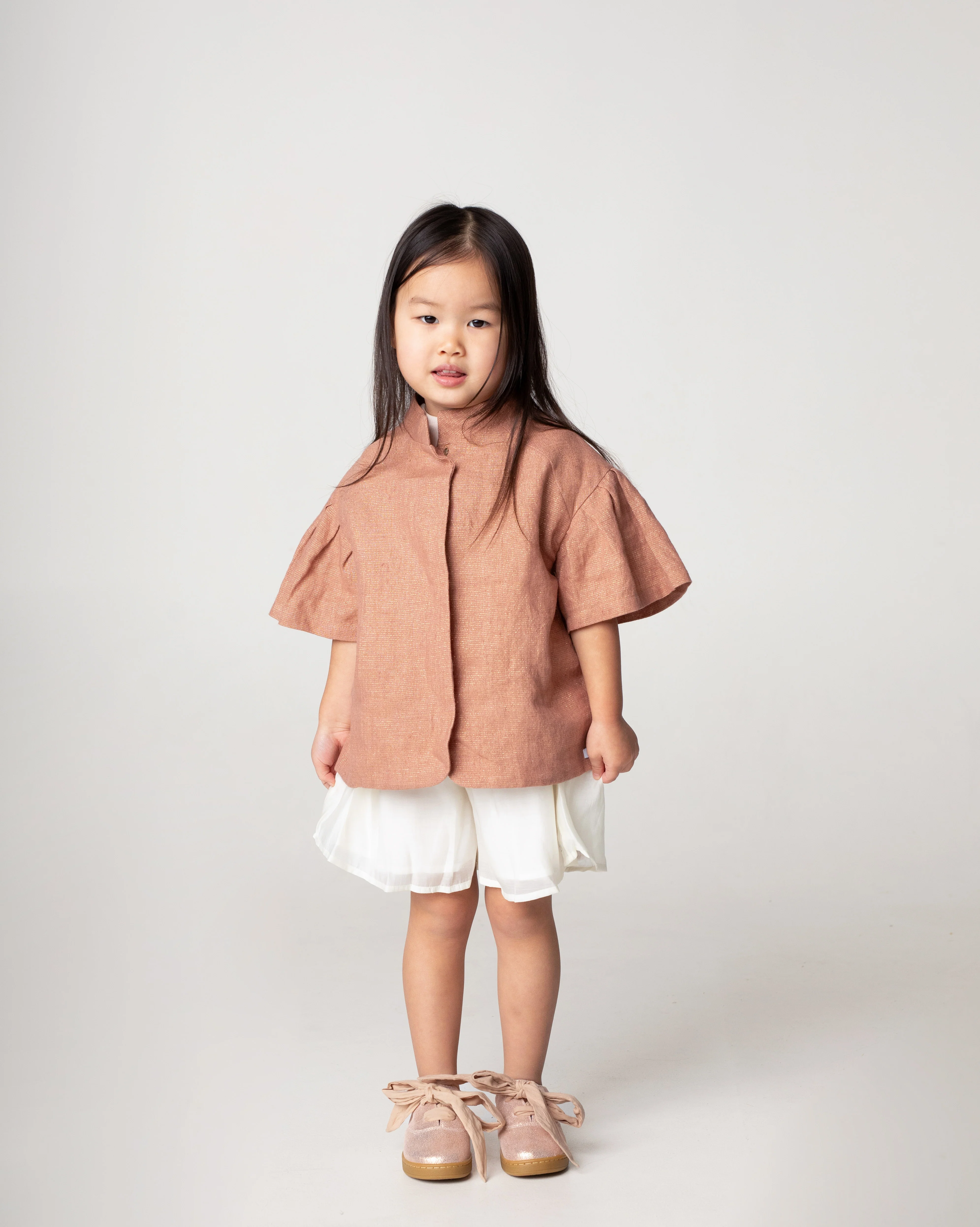 Rosalie Jacket | Rust Metallic