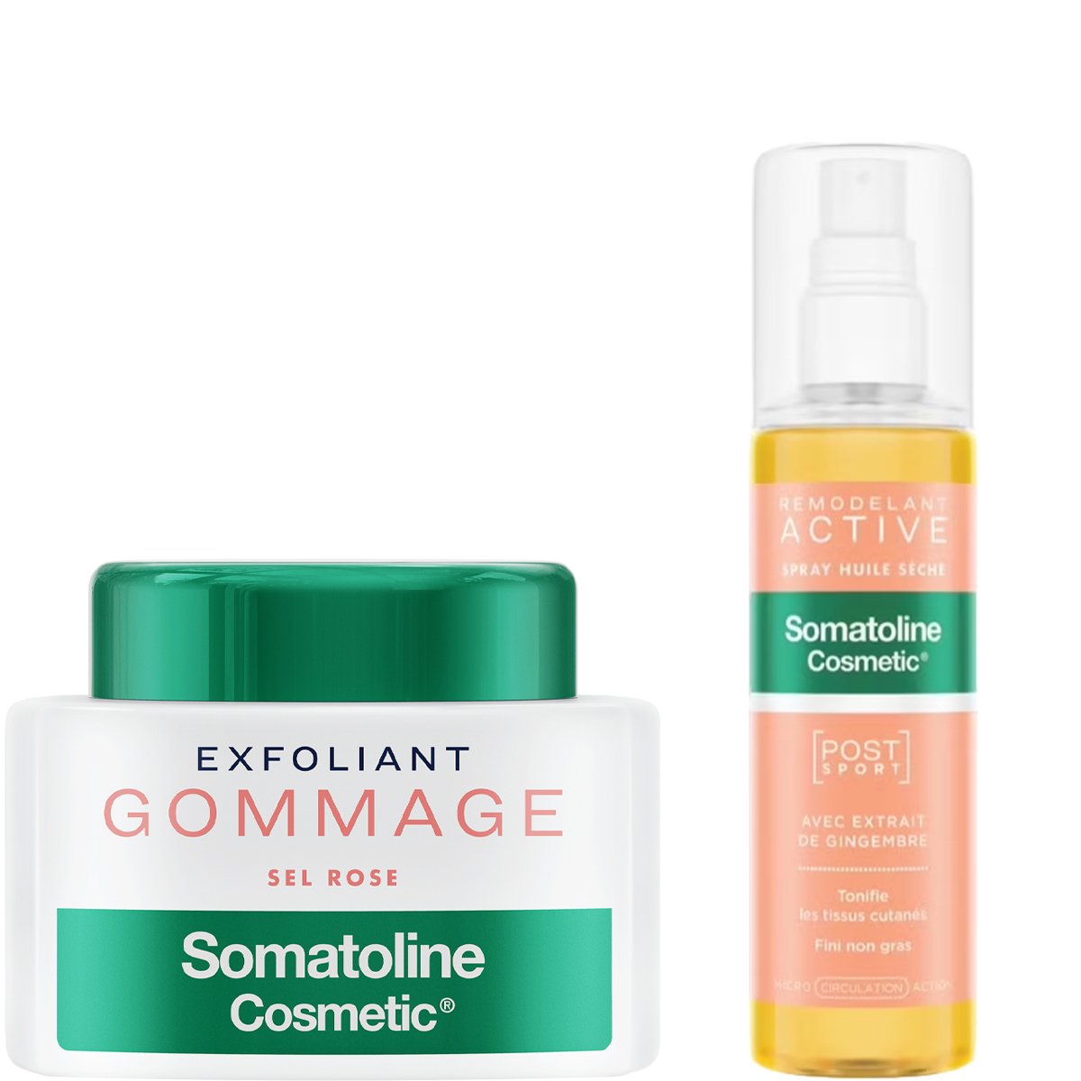 Gommage naturel sel rose & huile sèche remodelante - Corps