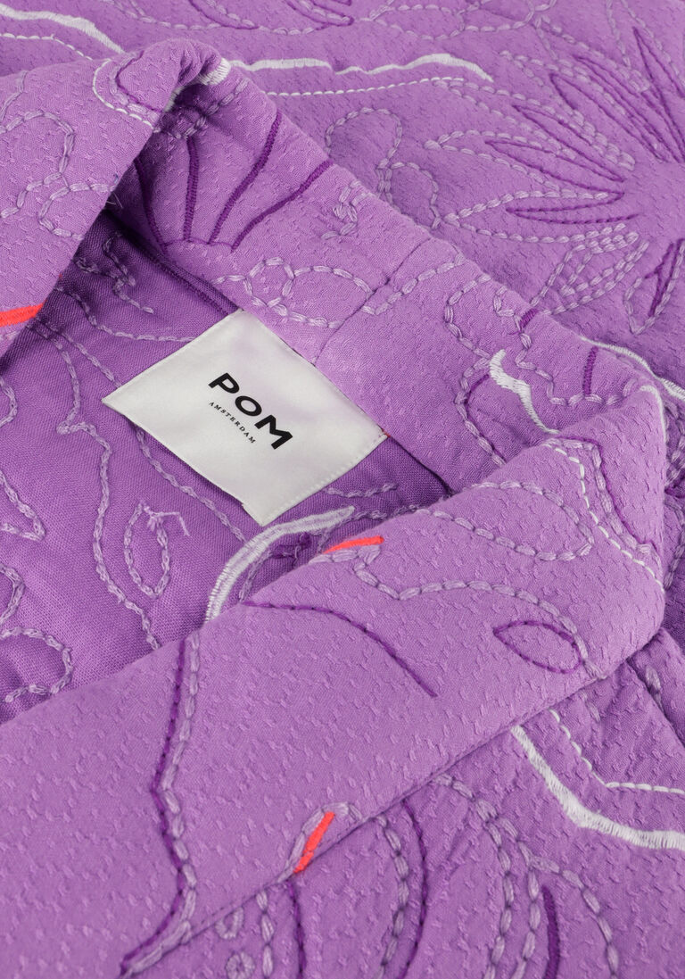 POM AMSTERDAM lila pom amsterdam gilet quilted purple gilet