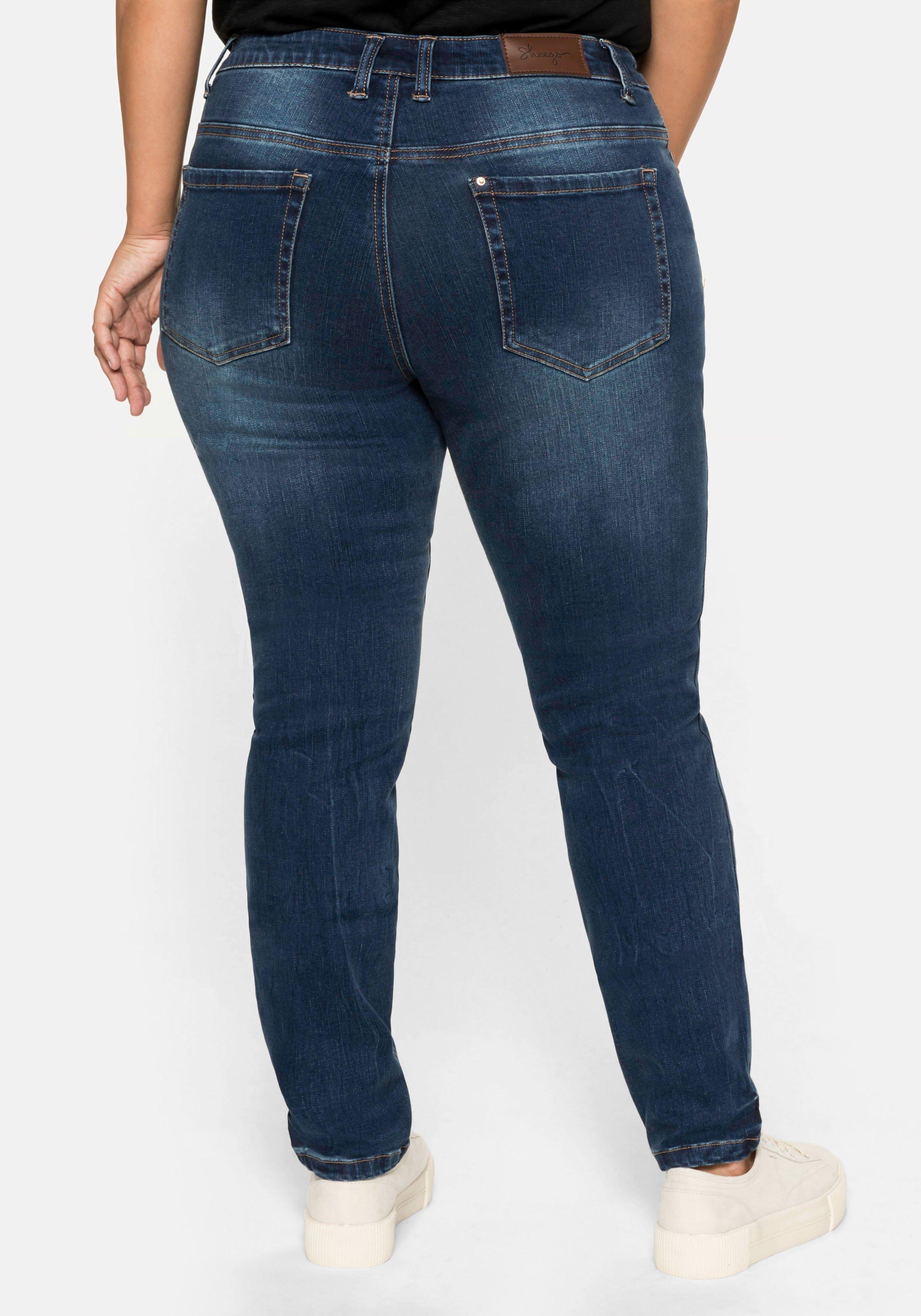 Skinny Stretch-Jeans mit Bodyforming-Effekt