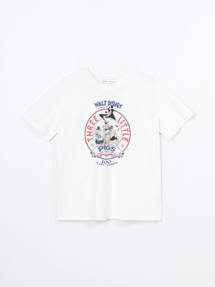 Camiseta do Centenário ©DS Os Três Porquinhos - Off White