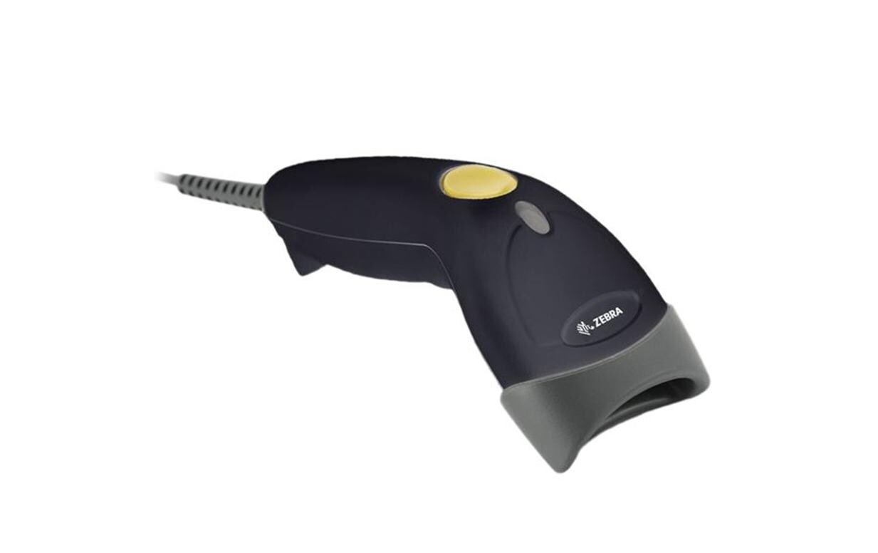 Barcode Scanner LS1203 KitRobuster 1D-Barcodescanner, schwarz