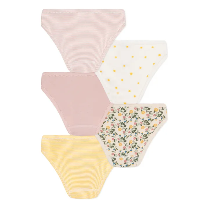 Petit Bateau Lot 5 Culottes | Rose