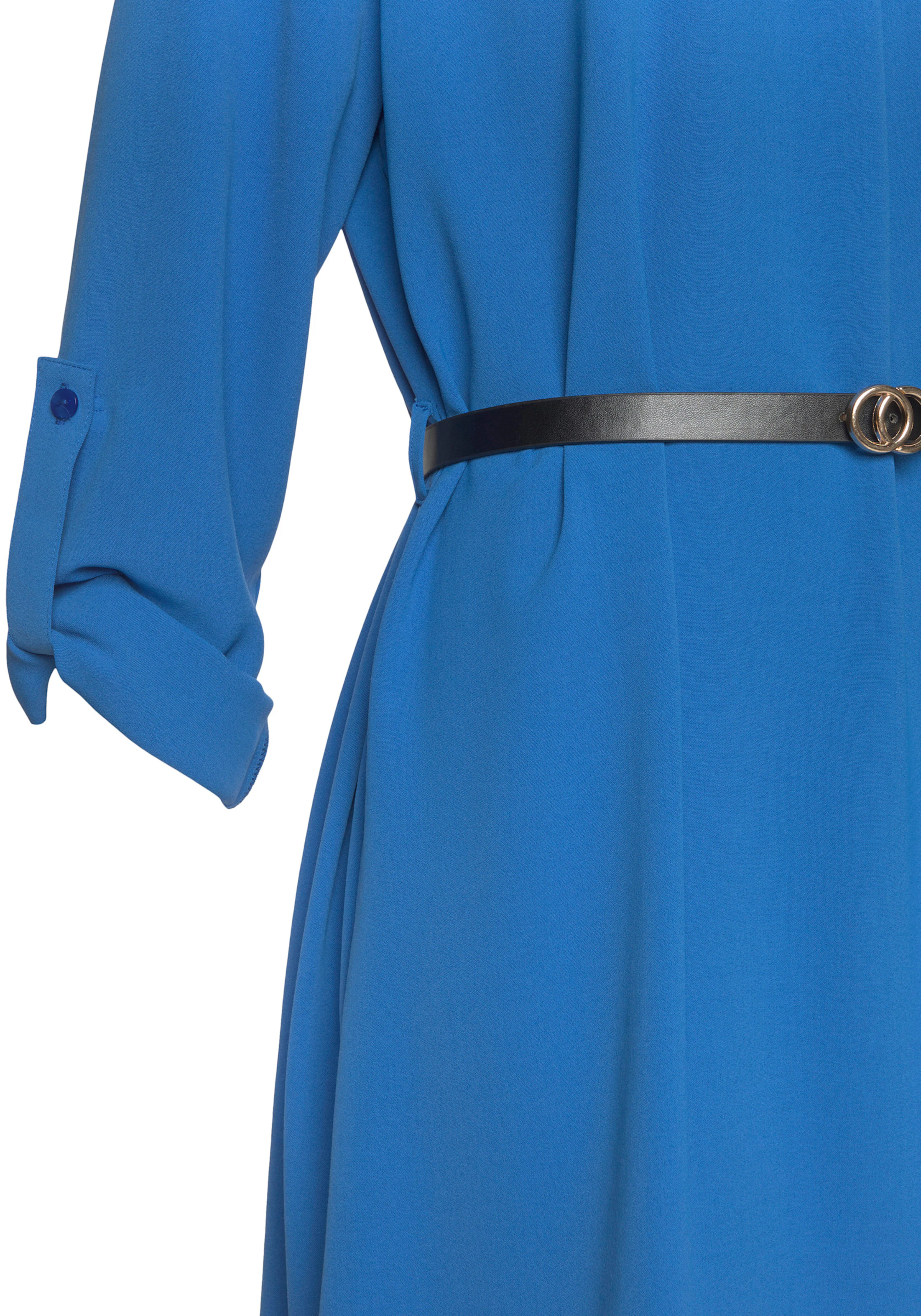 LASCANA Longbluse in royalblau