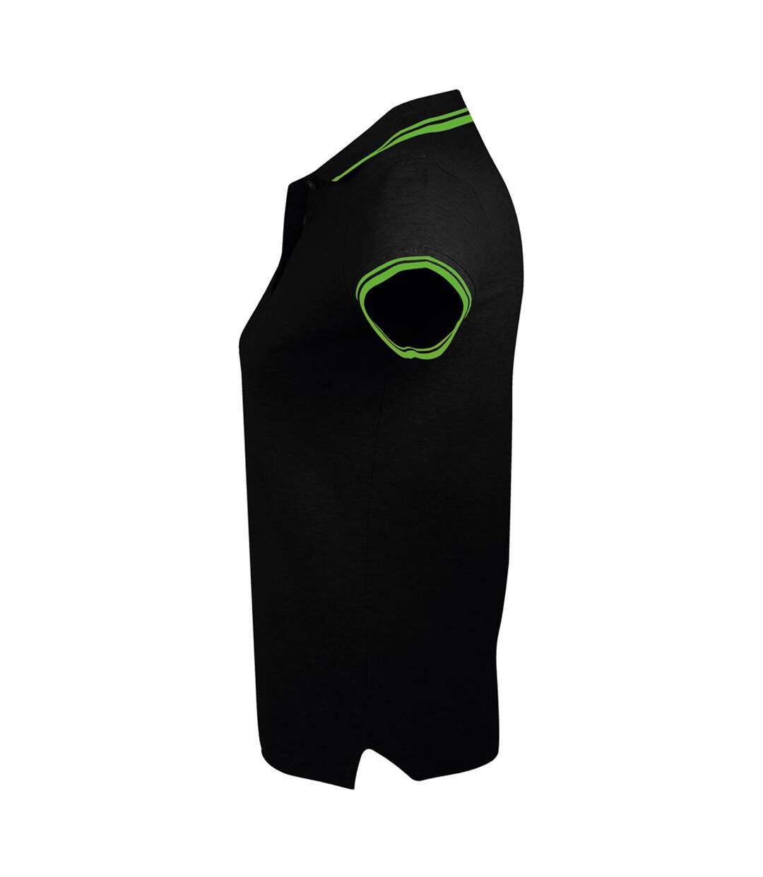 SOLS - Polo manches courtes PASADENA - Femme (Noir/vert clair) - UTPC2432