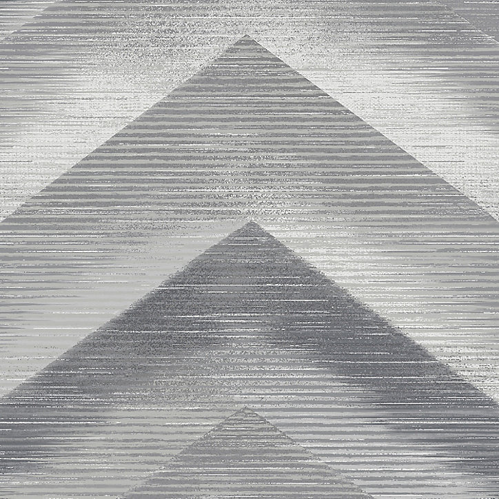 Papier peint Vinyle Intissé GoodHome Moone gris