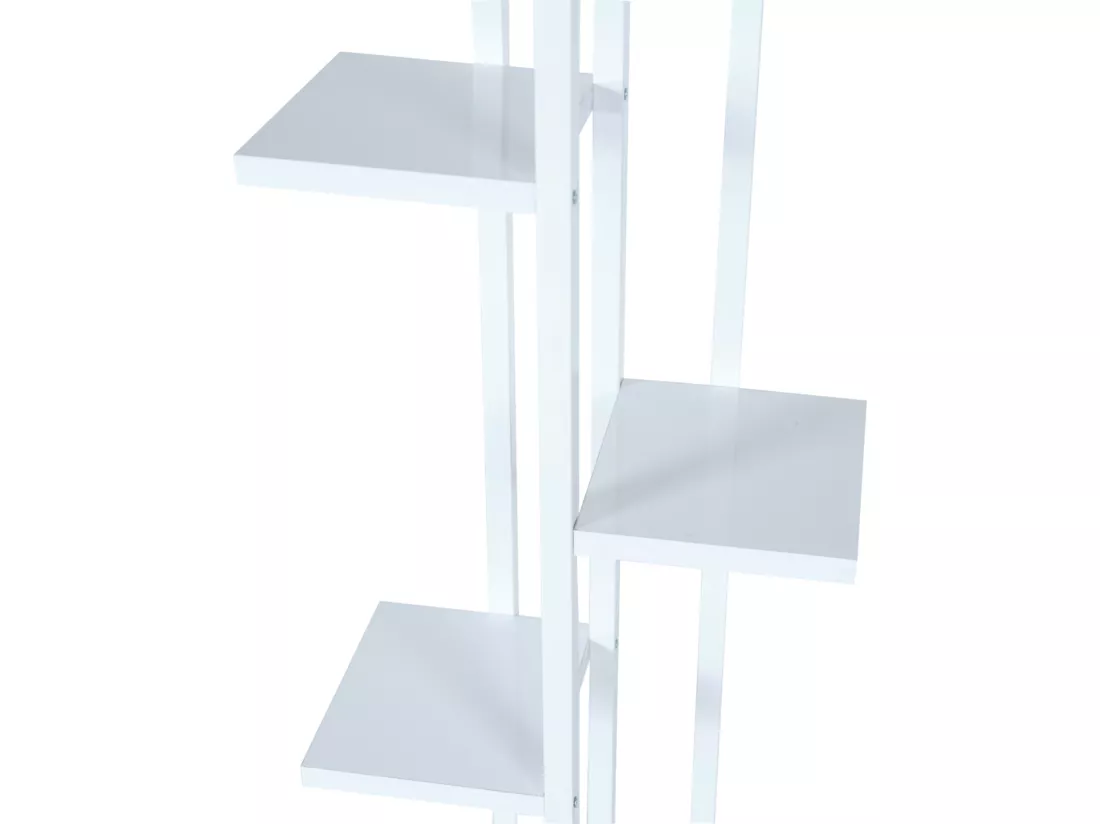Support de plantes Tohmajärvi à 5 niveaux 120 x 34 x 21 cm blanc [en.casa]