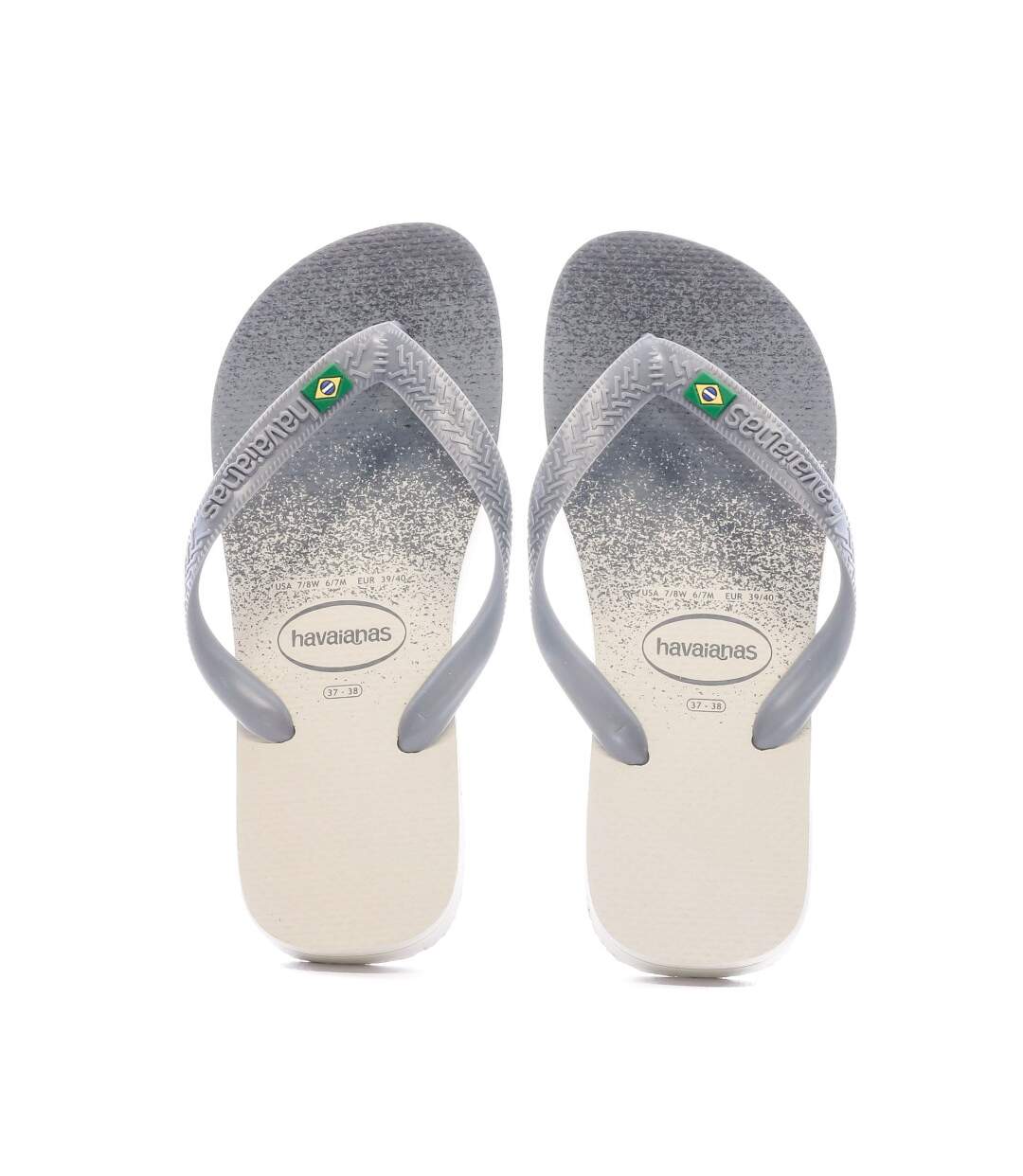 Tongs Beige/Grise Mixte Havaianas Brasil Fresh