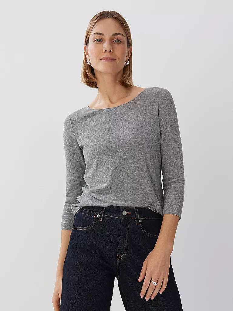 SOMEDAY Langarmshirt KIROSA SOFT grau