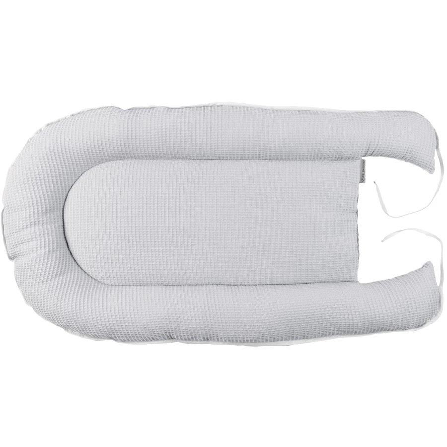 ULLENBOOM Kuschelnest Waffelpique grau