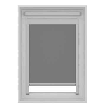 GAMMA dakraam rolgordijn verduisterend grijs (kleurnr. 7004) t.b.v. VELUX® dakraam PK10