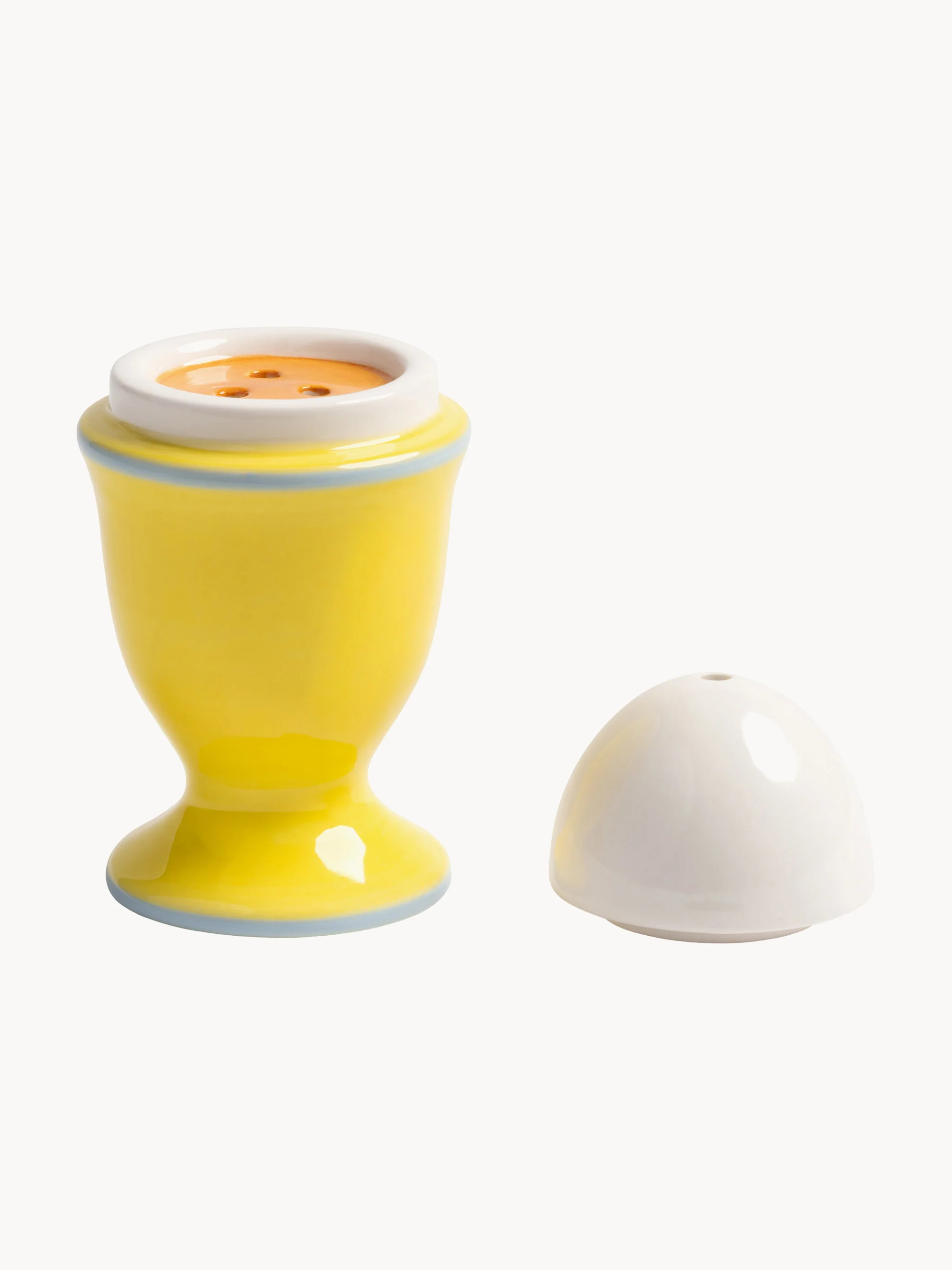 Handgemaakte zout- en pepermolen Egg, 2-delig