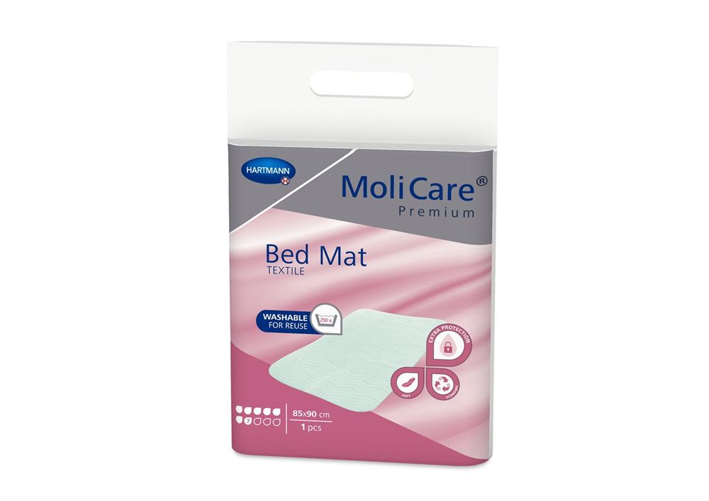 MOLICARE Bed Mat Textile 7 85x90cm 1 Stk