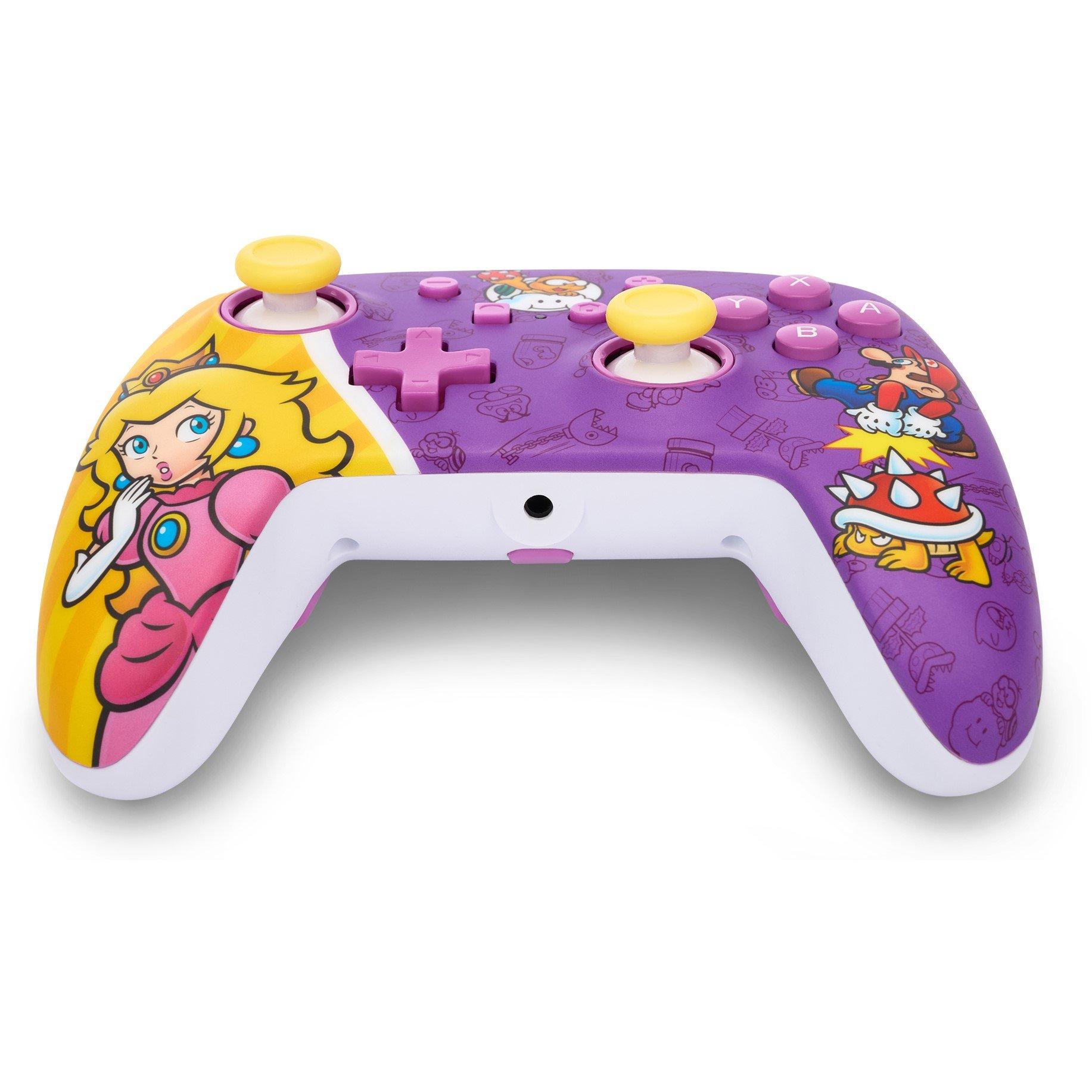 PowerA Enhanced Wired Controller for Nintendo Switch Princess Peach Battle