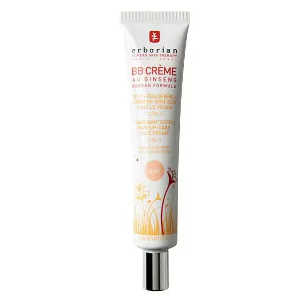 Erborian BB Cream com Ginseng FPS 20 Transparente 40ml