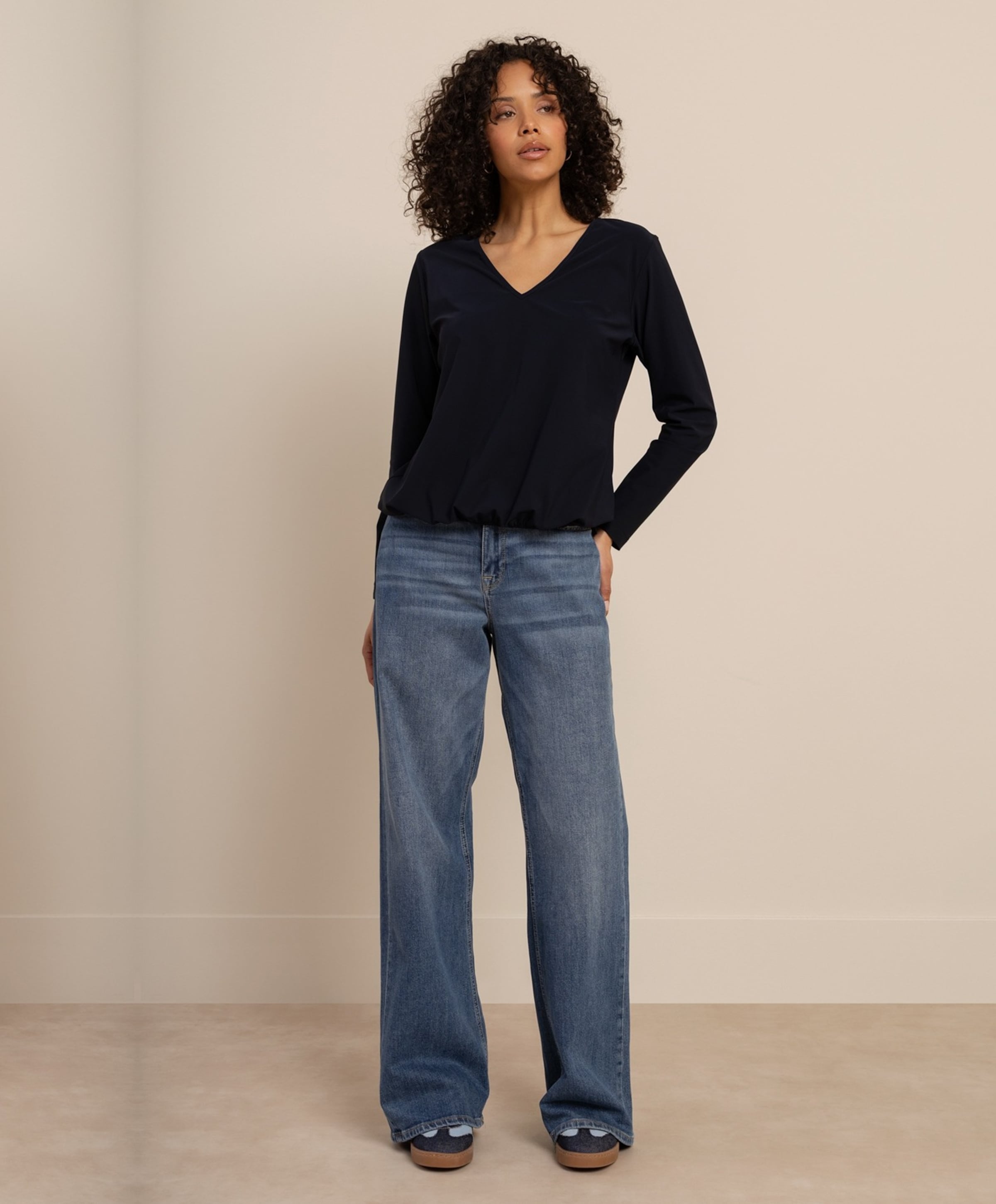 Studio Anneloes Dames longsleeve blauw