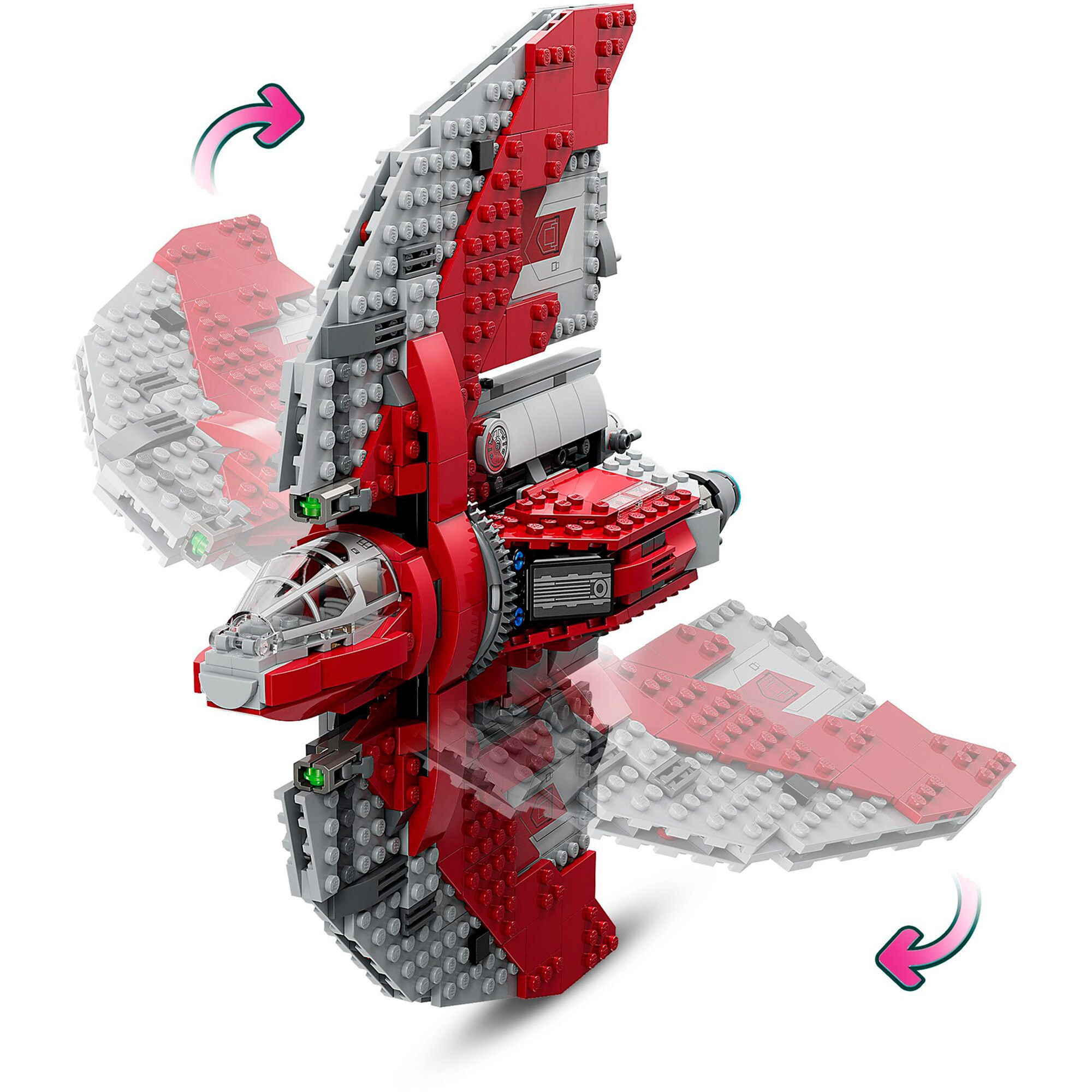 LEGO Konstruktionsspielzeug Star Wars Ahsoka Tanos T-6 Jedi Shuttle