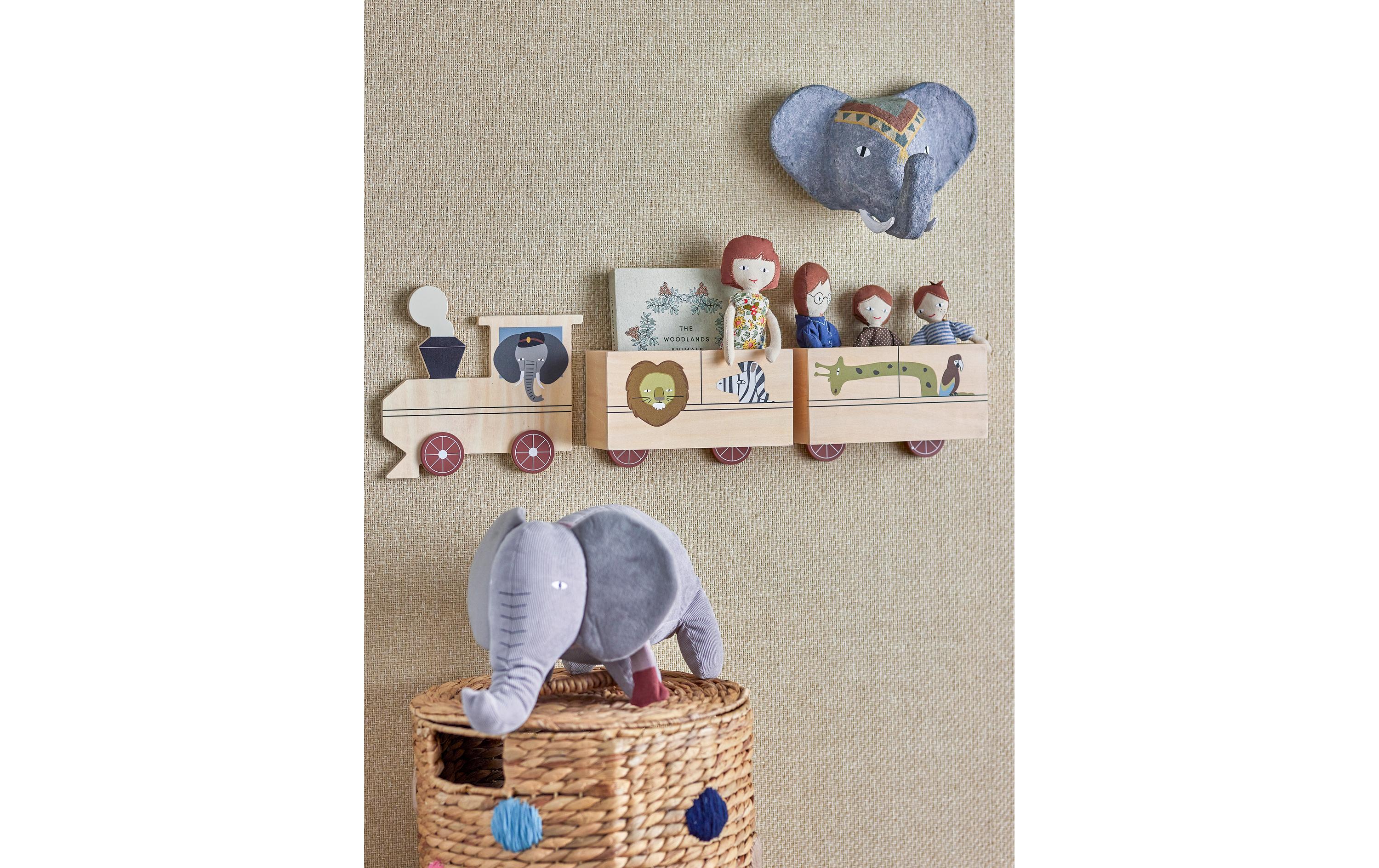 Wandregal Mallen 60 x 20 x 8 cm, NaturKinderregal