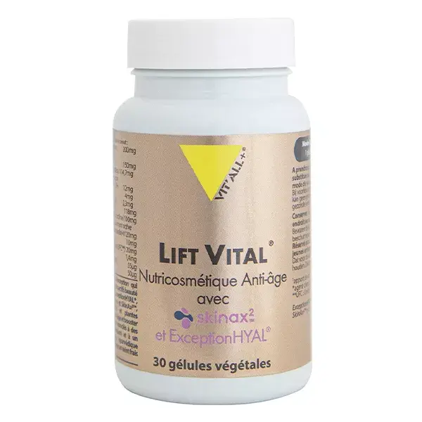 Vit'all+ Lift Vital® Nutricosmético Antienvelhecimento e Luminosidade 30 cápsulas vegetais