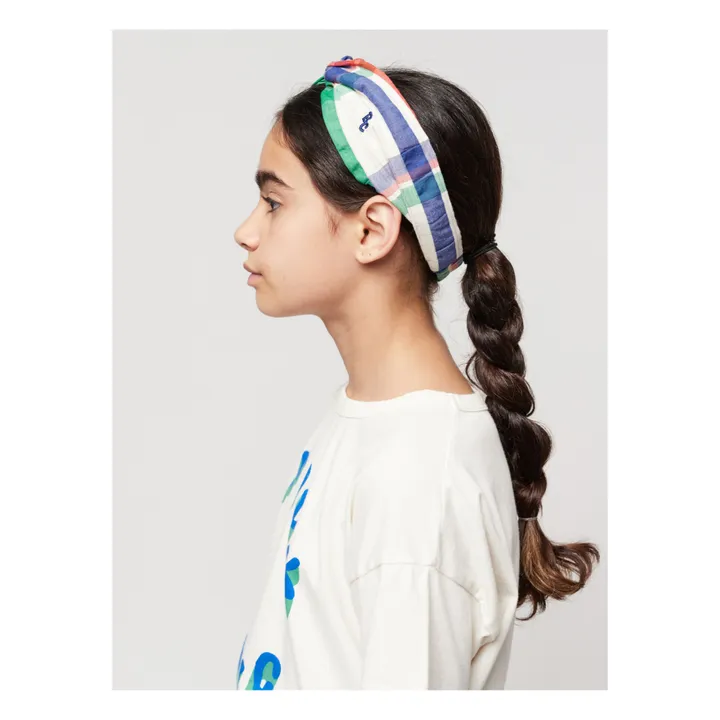 Bobo Choses Bandeau Carreaux | Ecru