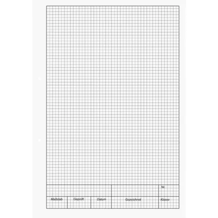 BRUNNEN Kieser-Zeichenblock, 150g/m², A4, 25 Blatt