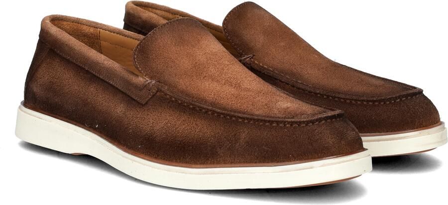 Nelson suède loafers cognac