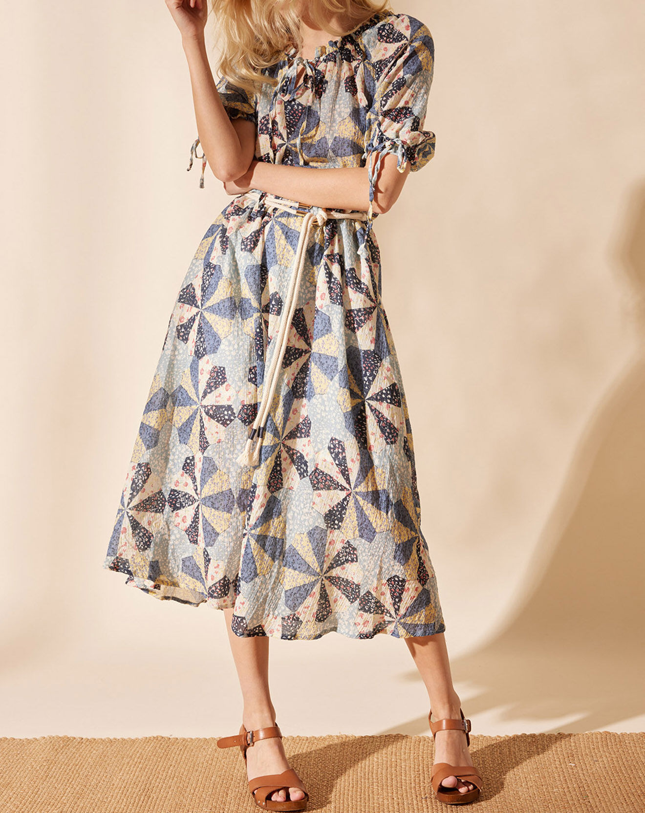 Louizon Robe Paterson bleue
