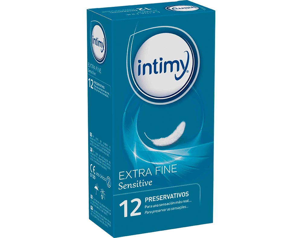 PRESERVATIVOS INTIMY EXTRA FINE SENSITIVE 12UN