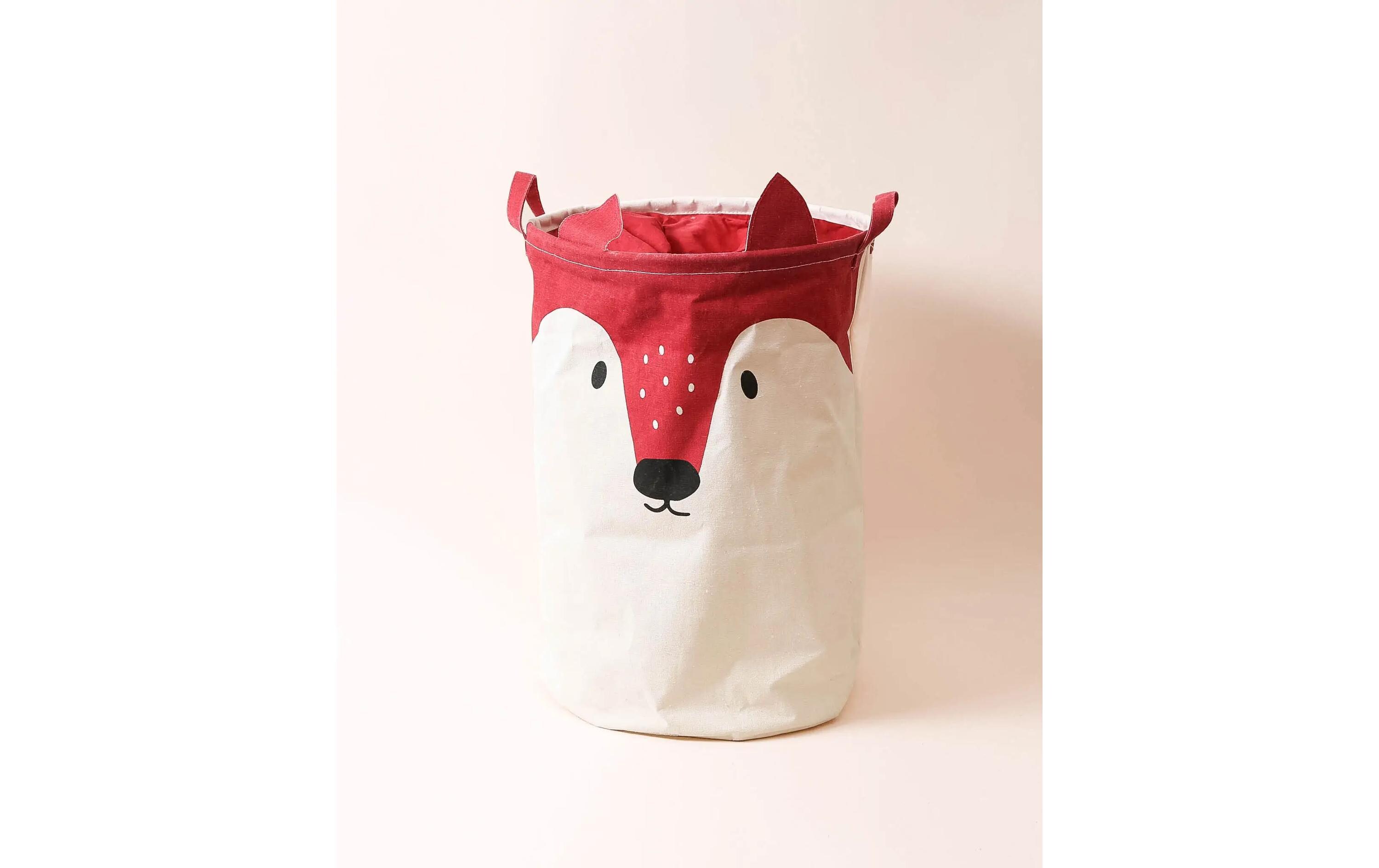 Aufbewahrungskorb Fuchs Beige/Rot, 47 cmKinder Aufbewahrungskorb