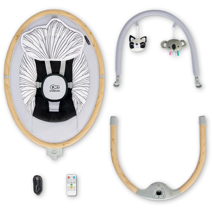 Kinderkraft Babywippe LUMI wooden