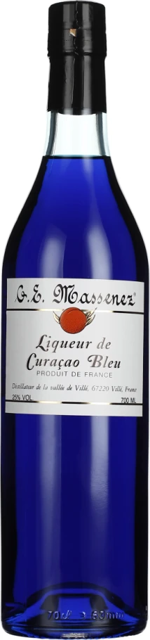 MASSENEZ BLUE CURACAO LIQUEUR 70CL